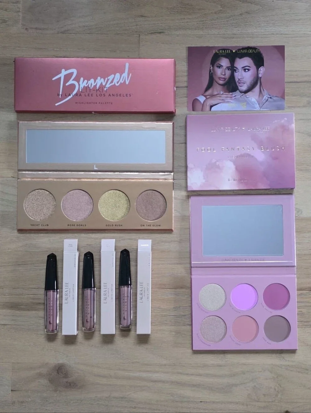 BNIB, Rare, HTF, Laura Lee Los Angeles X Manny MUA (Lunar Beauty) Bundle!